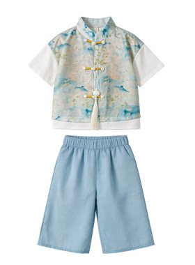 汉服男童2026新款古风女童六一儿童演出服唐装中式古装端午表演服