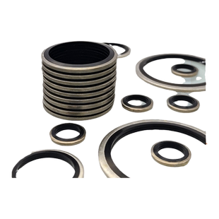 公制半包304不锈钢 三元乙丙组合垫片高压 油管 O型圈 骨架油封