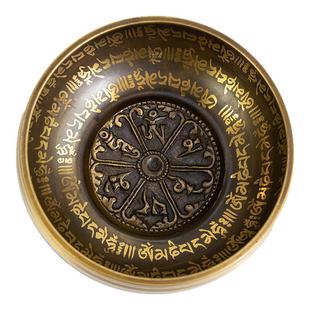 音钵颂钵尼泊尔手工雕刻经文钵静心音波轻疗愈教程篆刻法海佛音碗