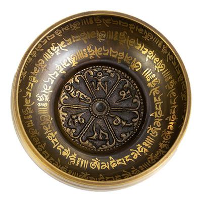 音钵颂钵尼泊尔手工雕刻经文钵静心音波轻疗愈教程篆刻法海佛音碗