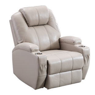 头等太空舱单人沙发电动多功能充电躺椅真皮按摩家庭影院懒人椅子