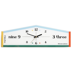 Mandelda免打孔钟表挂钟客厅家用艺术2026新款餐厅创意时钟挂墙