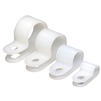 白色卡子线卡塑料夹线器理线器