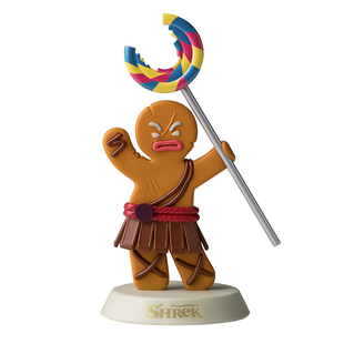 欢喜小将《怪物史瑞克》之愤怒姜饼人正版授权潮玩手办桌面摆件