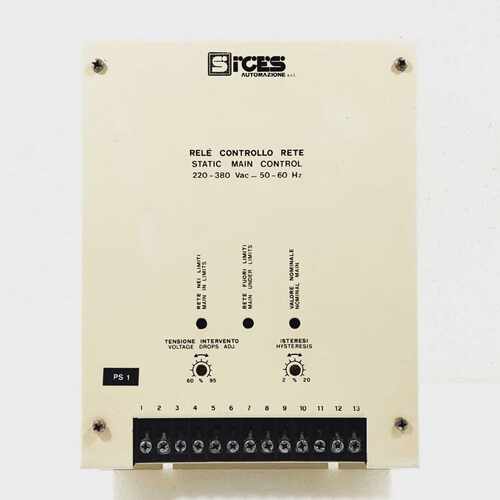 SICES AUTOMAZIONE SENTR 5 STATIC MAIN CONTROL UNIT STR-2C