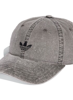 滔搏adidas阿迪达斯三叶草男女做旧风鸭舌帽运动遮阳休闲帽KE0856