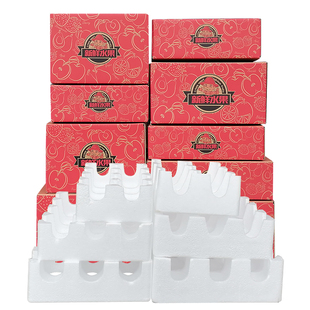 水果泡沫箱子托盘苹果梨爱媛橘子石榴快递专用包装箱子泡沫水果托