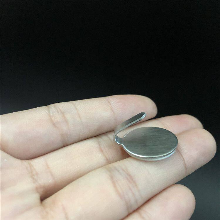 五枚装不锈钢圆形迷你粘钩多用粘胶挂勾小型饰物悬挂专用钩子