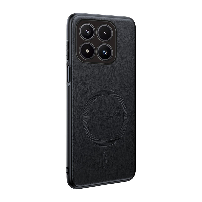 适用于小米17max手机壳Xiaomi 17Max磁吸素皮保护套2605EPN8EC全包mi17max防摔m17max皮纹17mxa外壳5g新款