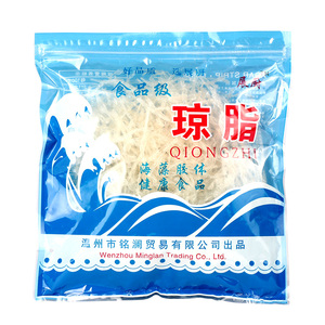 琼脂条食品级可食用泰国露楚温州杏仁腐琥珀糖材料商用大菜丝洋粉