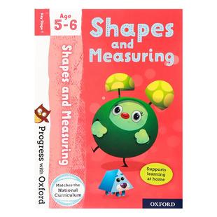 牛津英语 形状和测量 5-6岁 Progress with Oxford Shapes and Measuring Age 5-6 英文原版 牛津分级阅读系列附海报贴纸