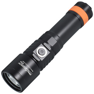 OrcaTorch D710 潜水手电筒水下强光3000流明6度聚光技潜救援虎鲸