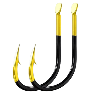 黑金钨钢伊势尼鱼钩超硬高碳鬼牙新关东散装有倒刺钓大青草鱼鲢鳙