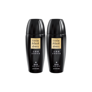 Avon/雅芳小黑裙走珠香体露40ml*2止吸汗干爽持久留香水官方正品