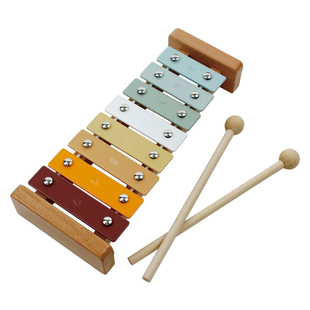 三重吕八音琴幼儿童敲琴木质彩色琴键益智早教音乐启蒙玩具钢片琴
