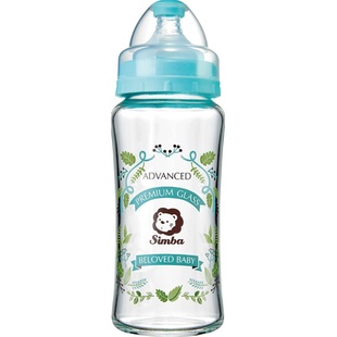 小狮王辛巴萝蔓晶钻奶瓶新生婴儿玻璃初生小宝宝储奶宽口径防胀气