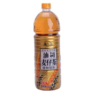康之味油切麦仔茶1.25L整箱装低糖大麦茶夏季解渴清凉植物茶饮料