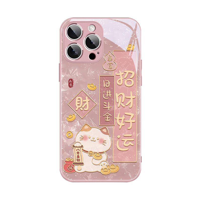 招财猫适用OPPO手机壳