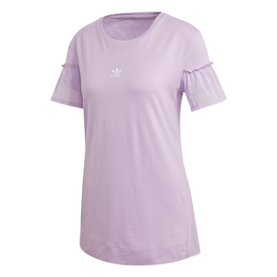 Adidas/阿迪达斯正品三叶草 Tulle Tee女子运动休闲短袖T恤GK3661