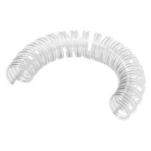 PU双排弹簧气管空压机透明气泵高压螺旋伸缩管子汽管单排并排软管