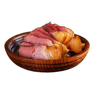 汉源骅楠皇木腊肉即食放养土黑猪四川特产烟熏五花后腿肉肉制品