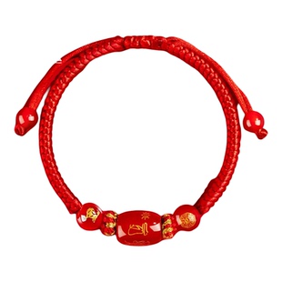 2026马年本命年手链红绳编织女红色手串手绳男太岁护身符鼠牛兔羊