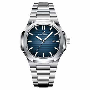 瑞士进口男士手表男款鹦鹉螺全自动石英表防水夜光时尚潮流简约风