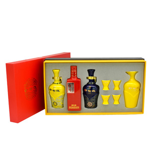 榆树钱小酒版礼盒装壹号经典款东北特产纯粮高粱酒吉林名酒送礼