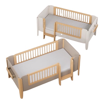 Boori雅拉实木多功能儿童护栏床