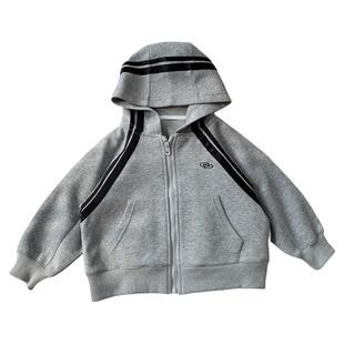 男童连帽外套春秋装2026新款中小童休闲纯棉卫衣开衫儿童帅气上衣