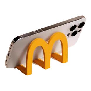 麦当当手机支架小摆件创意办公室桌面放手机的架子学生用追剧神器