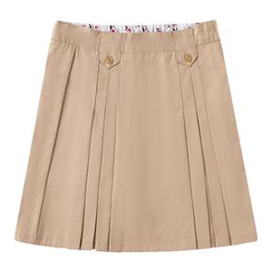 女童卡其色百褶裙儿童藏青短裙女孩裙子英伦学院小学生校服半身裙