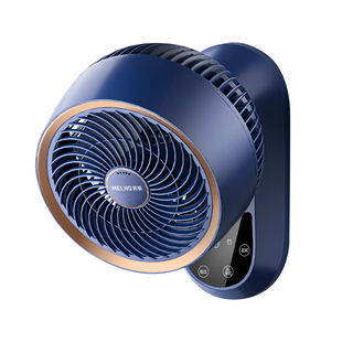 美菱壁扇电风扇空气循环扇家用小型壁挂式厨房卫生间免打孔挂墙扇