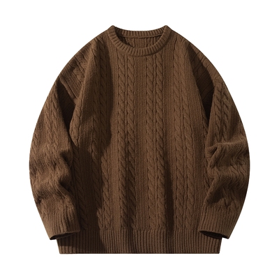 VIISHOW高级宽松慵懒风毛衣男2024年秋冬打底针织衫内搭上衣外套