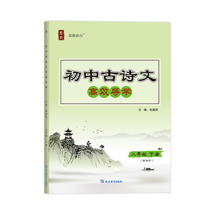 全新上市/2026春全效学习初中古诗文高效导学八年级下册人教版语文初二诗歌汇总训练必背完全解读期末学能评价名著阅读备考清单