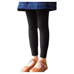 儿童打底裤秋冬季加绒裤子女童保暖裤外穿大童棉裤新款女中童长裤