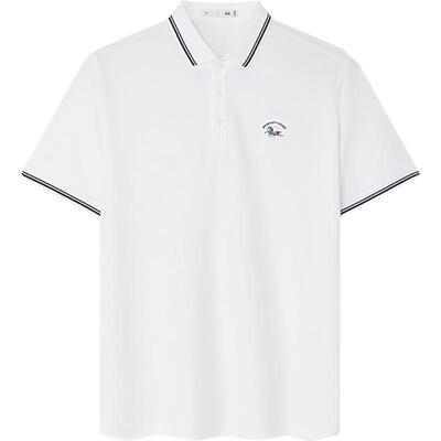 海澜之家凉感透气短袖POLO衫男装