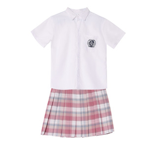 大码男扮女装大佬cd变装jk套装伪娘制服裙子男日常服装超短格子裙