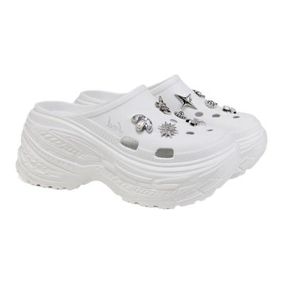 fed包头凉鞋夏季新款女鞋厚底沙滩鞋增高洞洞鞋女款S0425-YAB731