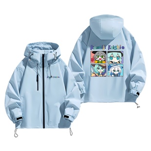 古明地恋东方project游戏联名周边开衫冲锋衣夹克外套羽绒服鸭绒