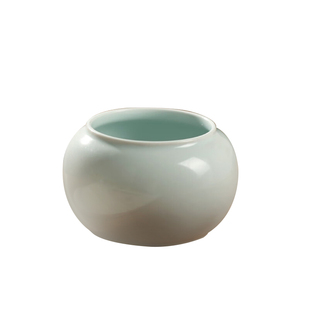 汝窑青瓷陶瓷笔洗水碟砚台大号中小号墨碟洗毛笔缸国画笔洗缸装墨缸批发墨盘墨碗刷洗笔器书法用品工具