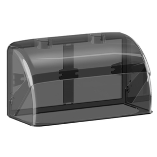 86型双联插座防水盒二开关插座保护罩盖卫生间阳台连体加高防溅盒