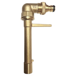 6分铜质园林绿化快速取水阀地插杆水管接头小区地埋式一寸取水杆