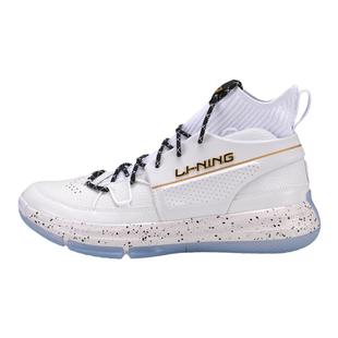 中国李宁元年937联名款男子减震高帮篮球文化鞋回弹休闲鞋AGBQ027