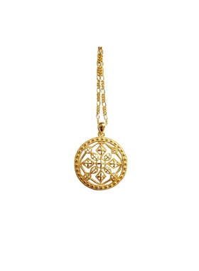 LHwindsor温莎韵律花盘复古长链