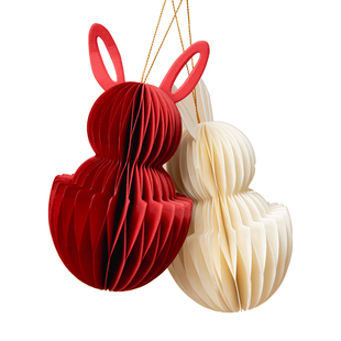 逅里Hollihom 兔然暴富 红色装饰挂件挂饰 兔子新婚新家开业装饰