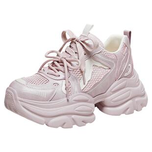 TATA他她女鞋夏季新款网面运动鞋炸街厚底百搭透气老爹鞋CY216BM6