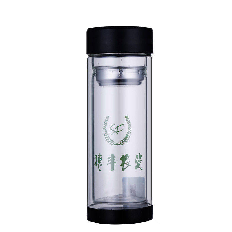 双层玻璃杯泡茶水杯子茶水分离密