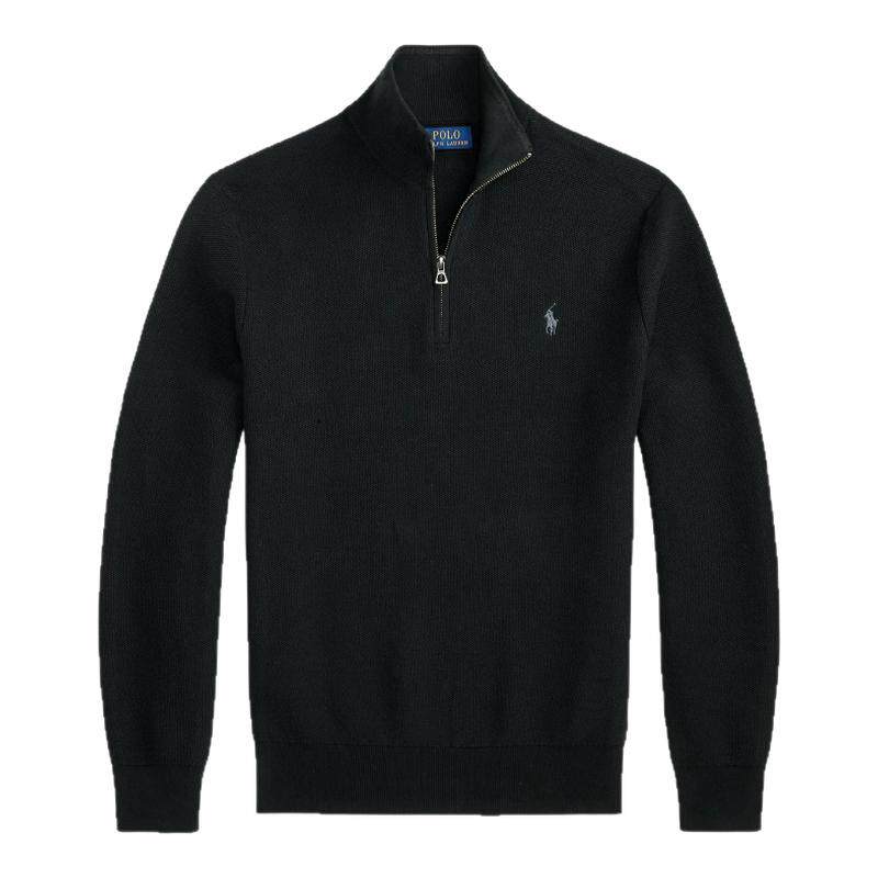 预售POLO RALPH LAUREN26秋冬男士半拉链立领套头棉针织衫300217