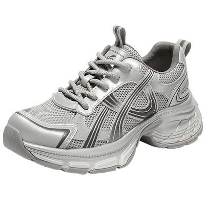 森达网面鞋女款春秋新商场同款运动休闲厚底老爹鞋XRD01CM5